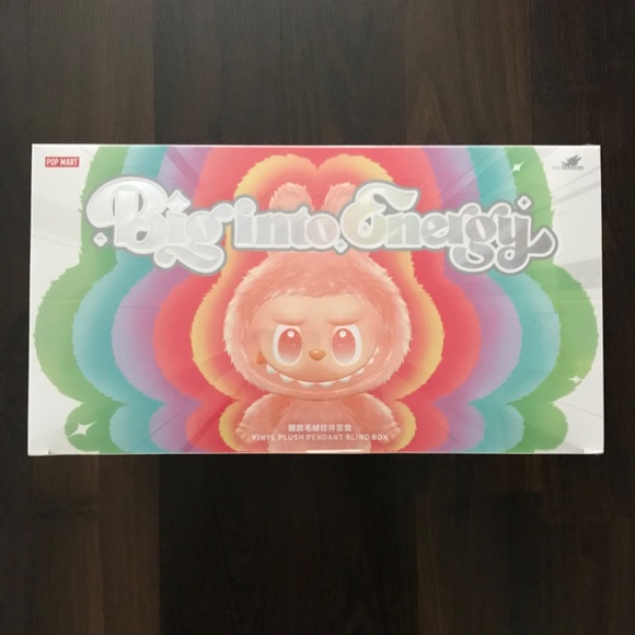 NEW SEALED THE MONSTERS Big Into Energy Labubu Plush Pendant Blind Box Full Set - Picture 1 of 12